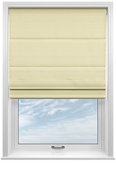 Faux Silk, Natural - Twist&Fit Roman Blind